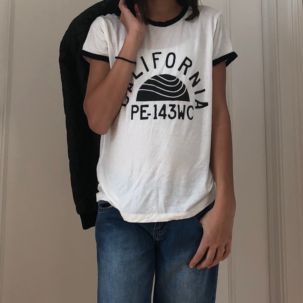 Forever 21 White California Tee